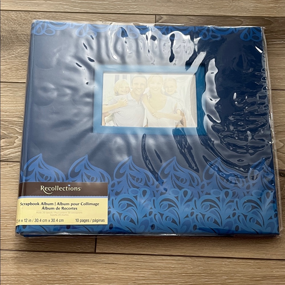 Recollections Navy and Light Blue Scrapbook Album